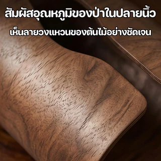 กล่องกระดาษเช็ดหน้าไม้วอลนัทดำ จุได้มาก รูปทรงออร์แกนิก สไตล์เรียบหรู ใช้ได้ที่บ้านและโรงแรม กล่องกระดาษเช็ดหน้า