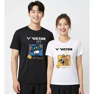 เสื้อวิคเตอร์ Tom & Jerry ผ้าระบายอากาศดี เสื้อทอมแอนด์เจอร์รี่ เสื้อแบด เสื้อกีฬา ส่งไวจากไทยไม่พอใจยินดีคืนเงิน