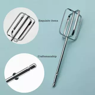 Alittlese ทนทานสแตนเลสผสมมือสิ่งที่แนบมา 2 Beaters ไฟฟ้า Whisk อุปกรณ์เสริมสําหรับครีมไข่ผสมห้องครัว TH