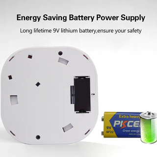 TL ตรวจจับควันไฟ Wi-Fi แบบใส่ถ่าน แจ้งเตือนเข้าแอป มีลำโพงในตัว Wi-Fi Photoelectric Smoke Detector(ไม่รวมแบตเตอรี่)