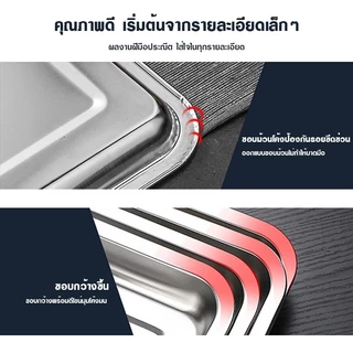 ถาด ถาดสแตนเลส ถาดสี่เหลี่ยม ถาดสแตนเลส ถาดบุฟเฟ่ต์สแตนเลสสี่เหลี่ยม 304 ไม่เป็นสนิม รุ่นหนาพิเศษ มีหลายขนาด