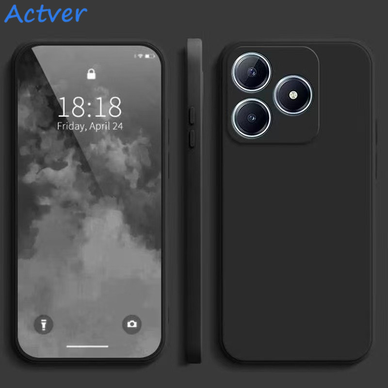 Actver case for Oppo Realme C85 C75 C71 C61 C63 Realme C51 C53 C55 C33 C35 C21Y Realme Note80 Note50 Note60 Note70กรณีความงามกันกระแทกปลอกในตัวผ้ากํามะหยี่