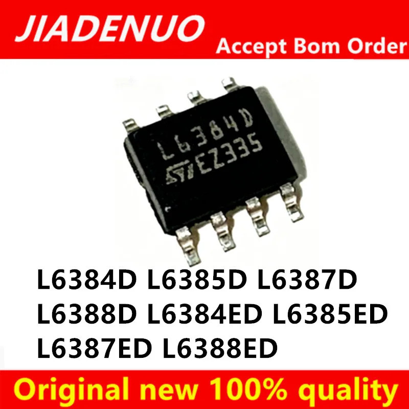 5PCS L6384D L6385D L6387D L6388D L6384ED L6385ED L6387ED L6388ED 013TR L6384D013TR L6385DTR SOP-8 ชิ