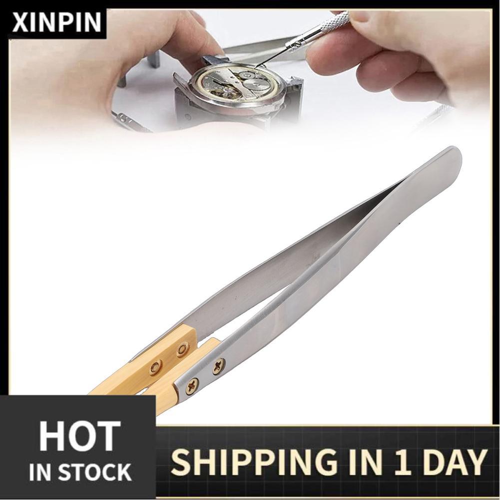 Xinpin Xinpin ZJchao เคล็ดลับแหนบนาฬิกาไม้ซ่อมเครื่องมือ Boxwood สแตนเลสบำรุงรักษาสำหรับกล้องโทรศัพท์ความแม่นยำเครื่องมือการจัดการ