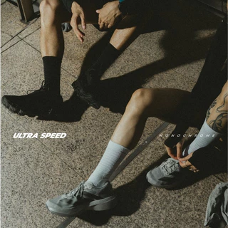 MOTIVE SOCK ถุงเท้าวิ่ง รุ่น ULTRA SPEED - Monochrome - ระดับหน้าแข้ง ถุงเท้ากีฬา ถุงเท้าวิ่ง