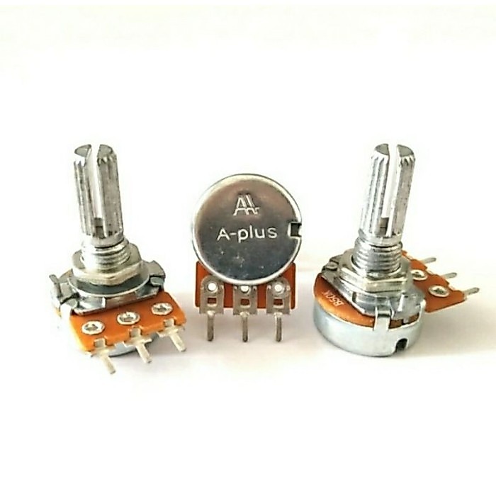 (KB) POTENSIO MONO STEREO 10K 20K 50K 100K A PLUS A + ต้นฉบับ