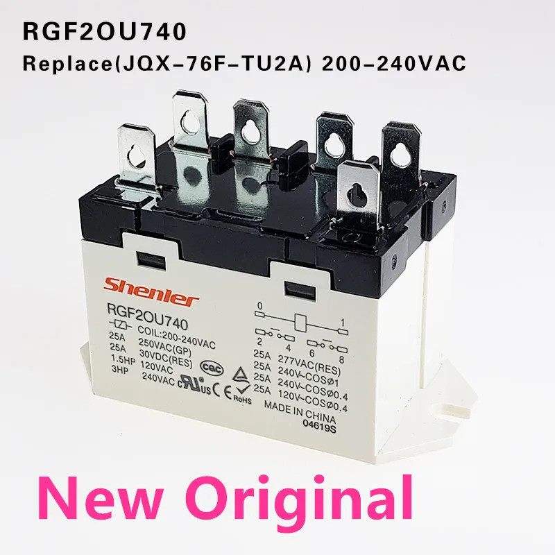 ใหม่ Original Power รีเลย์ RGF2OU740 RGF2OU900 220VAC 380-400VAC 25A 6PIN 6 ฟุต 2 ชุดปกติเปลี่ยนได้ 