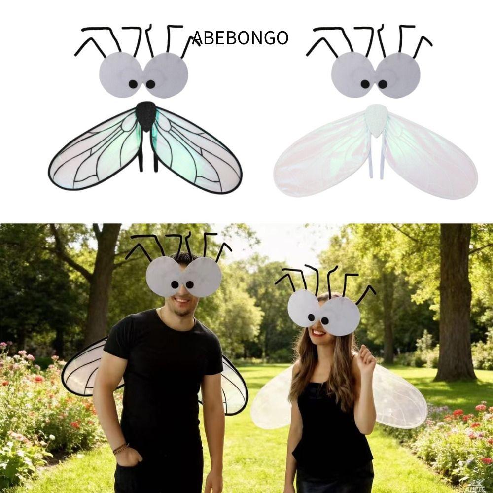 ABEBONGO ชุดเครื่องแต่งกายบิน, Fly เครื่องแต่งกายสําหรับเด็กคอสเพลย์ Wing, อุปกรณ์เสริมประสิทธิภาพ W