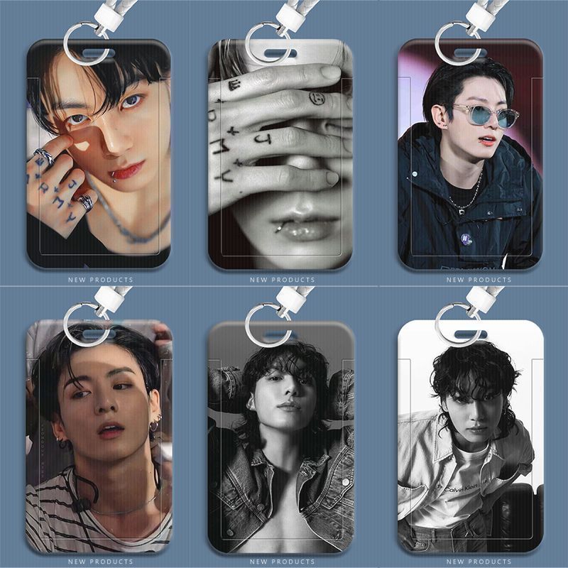 [สินค้าพร้อมส่ง] พวงกุญแจ เคสปกป้องบัตรสไลด์ Jungkook จากวง BTS ของสะสมแฟนคลับ Kpop