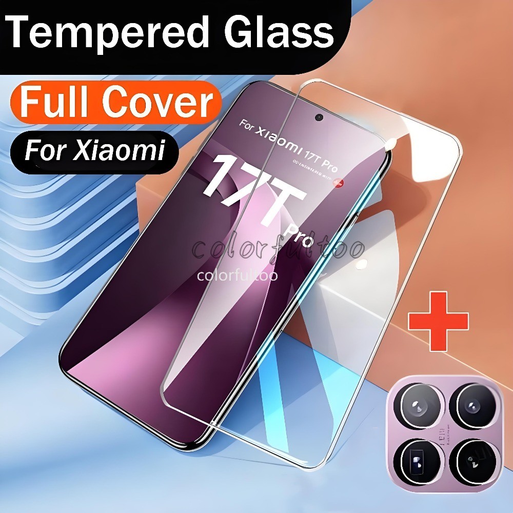 3-1pcs ป้องกันหน้าจอกระจกนิรภัยสําหรับ Xiaomi17T Xiaomi 17T Pro 5Gโปร่งใสClear View HDแก้วป้องกันโทรศัพท์ฟิล์มMi17T Mi 17TPro 2026