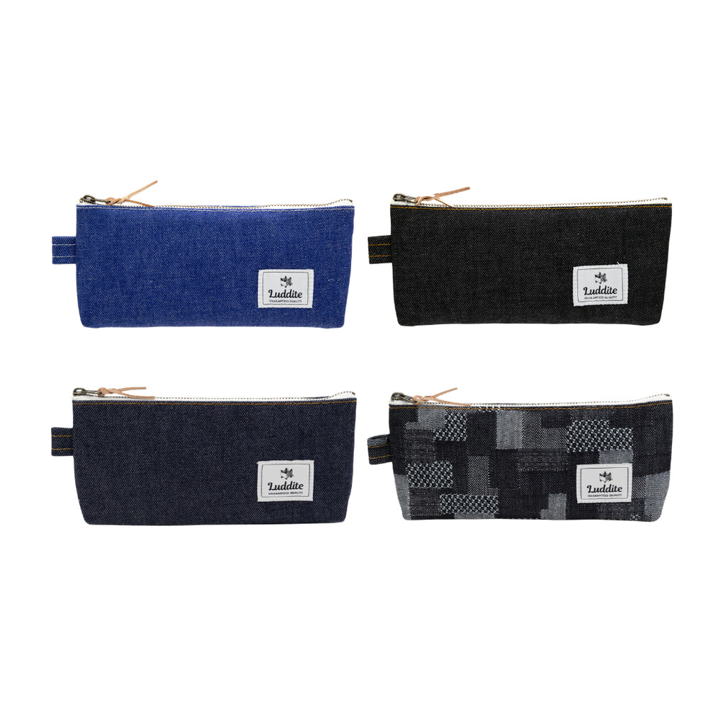เคสปากกา Luddite M - Okama Denim Patchwork/Okayama Denim/Okayama Denim Black/Okayama Denim Blue