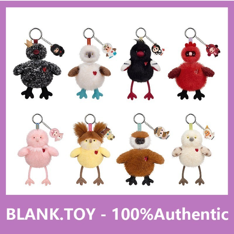 POPMART Dear Birds Series จี้ตุ๊กตา Mystery Box ของเล่นของขวัญ