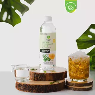 ไซรัปหญ้าหวาน Stevia Syrup น้ำเชื่อมหญ้าหวาน ไซรัปคีโต สำหรับเครื่องดื่ม อาหาร 500ml ตรา ทีอีเอ