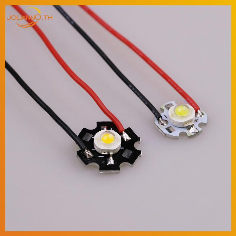 Joliann0 ลูกปัดโคมไฟ LED 3W Full/Warm White พร้อมแผ่นอลูมิเนียมและสายเคเบิลสําหรับชิ้นส่วนไฟฉาย th