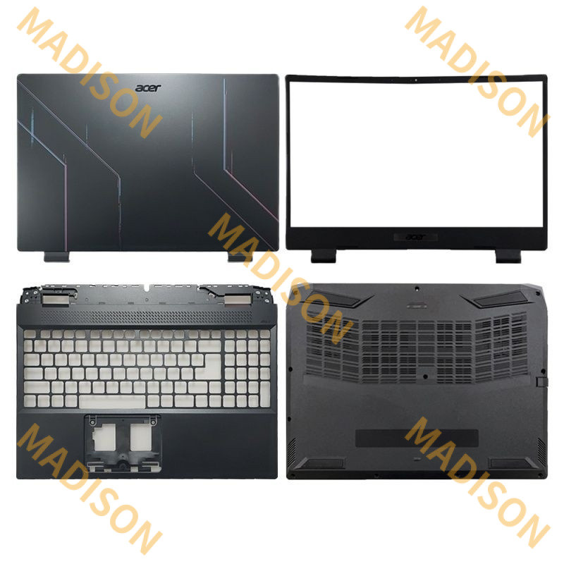 ใหม่ด้านหน้าและด้านฝ่ามือฝาครอบแล็ปท็อป LCD สําหรับ Acer nitro5 AN515-46 AN515-58 56cl AN515-58G n22