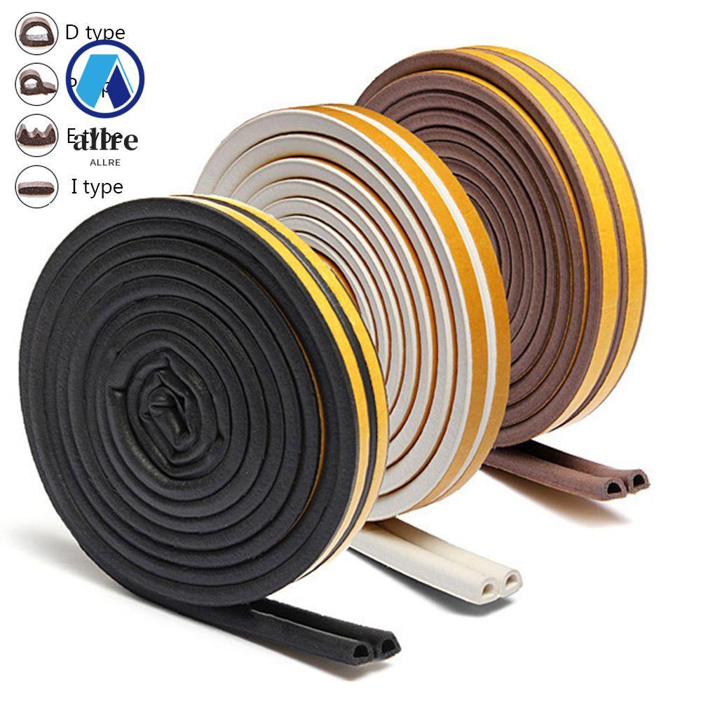 ALLRE 5/10m แถบซีล D/E/P/I ประเภทแถบสภาพอากาศยาง Anti Collision Drught Excluder