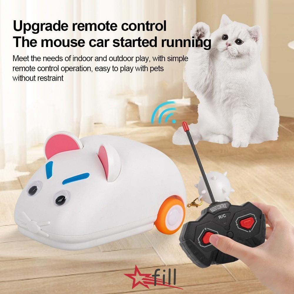FILL Racer Toy, Cat Entertainment Simulation Mouse Pet Simulation Toy, Gift Wireless Remote Pet Play