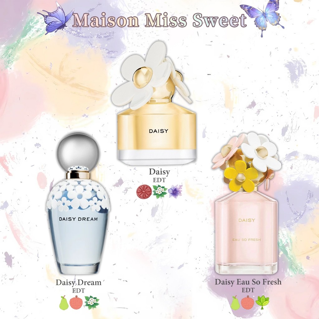 จัดส่งรวดเร็ว  Daisy Eau So Fresh/ Daisy /  Daisy Dream EDT 2ml 5ml 10ml น้ำหอมแบ่งขาย น้ำหอมผู้หญิง