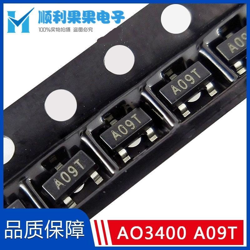 AO3400 AO3400A Patch SOT-23 Silk Screen Printing A09T MOS Field Effect Tube/Triode