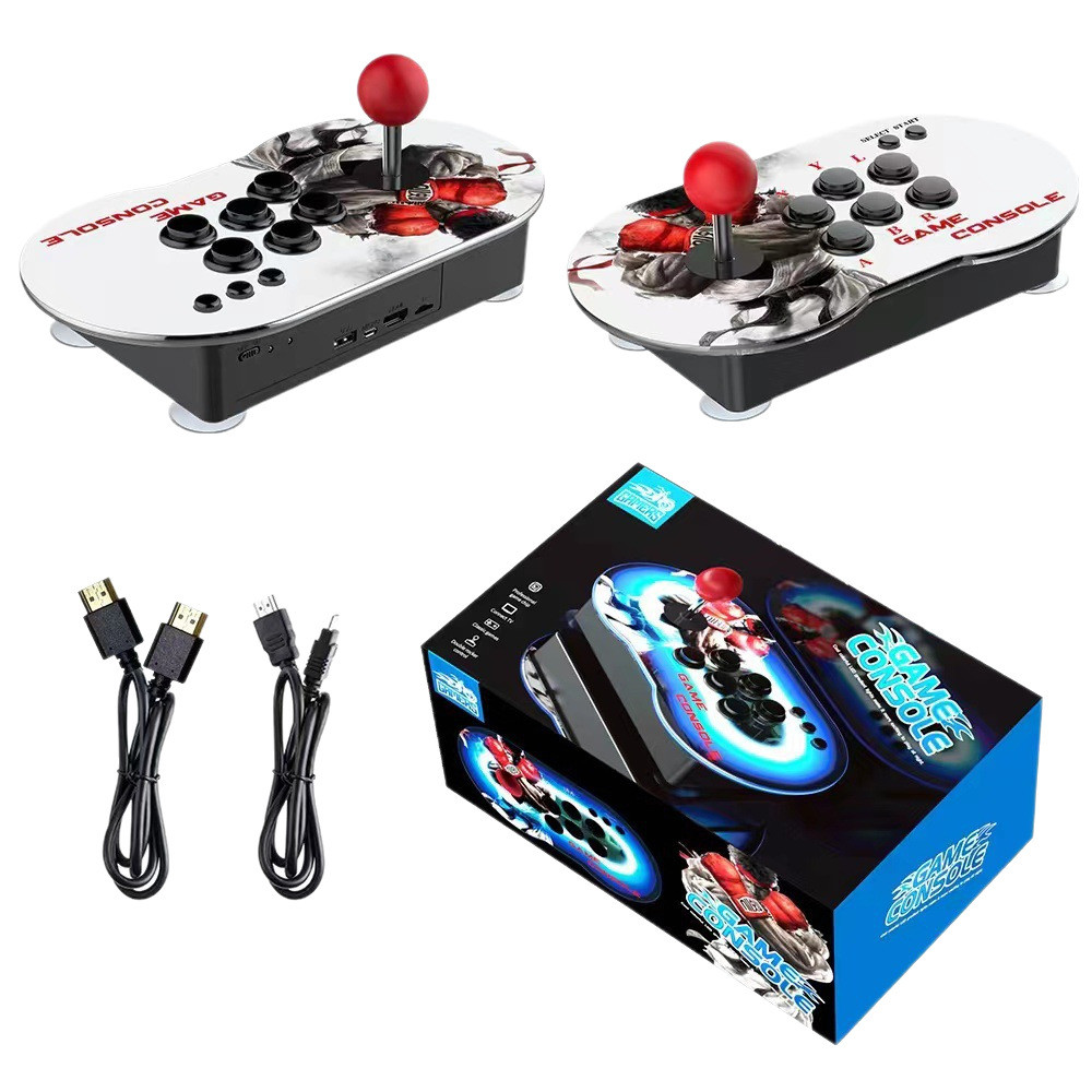 [คลังสินค้าพร้อม] M9 Dual Joystick Game Box เกมคอนโซล Dual Battle HD TV เกมคอนโซลสีสันสดใส 4K เกมคอน