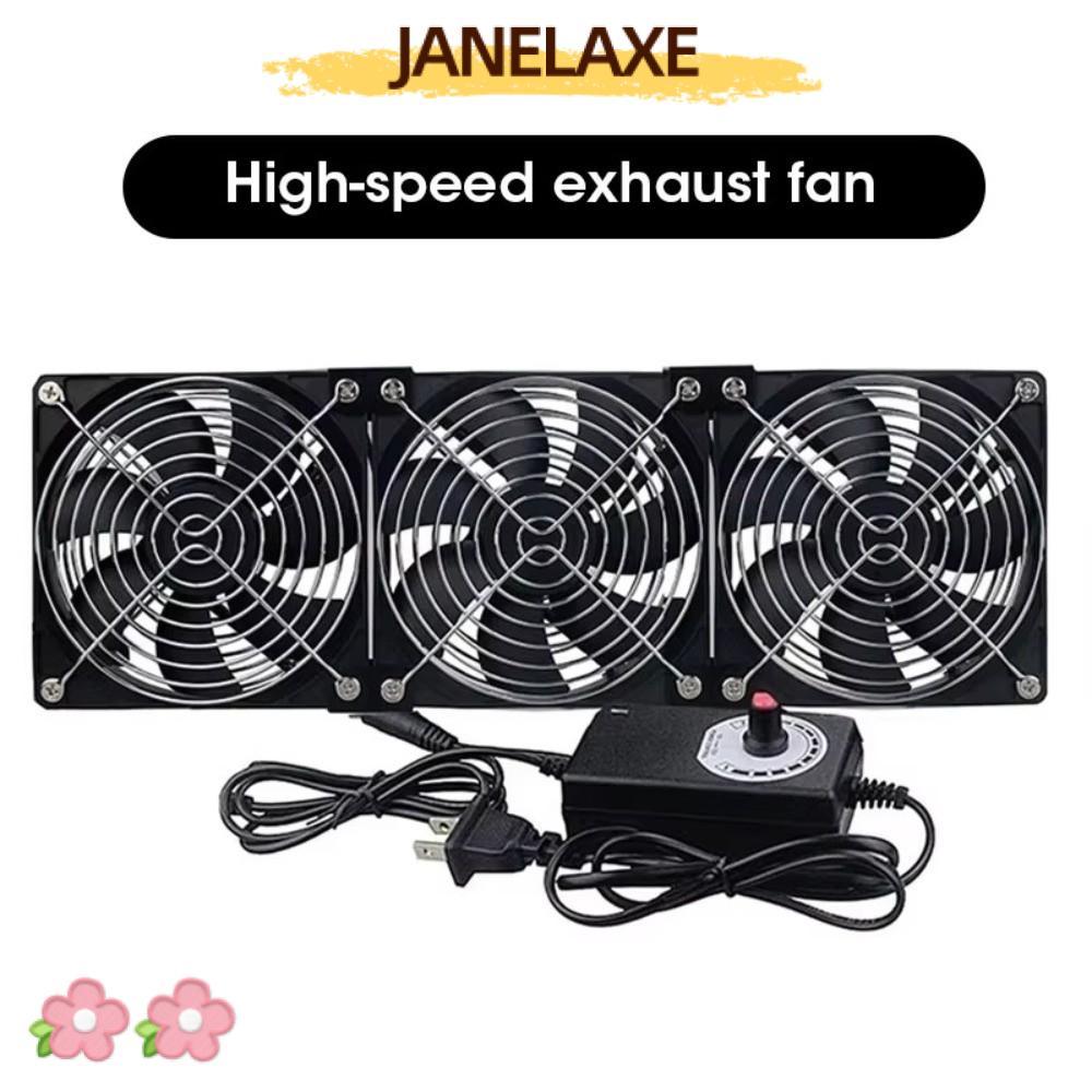 JANELAXE932JN พัดลมระบายอากาศระบายความร้อน, พัดลมดูดอากาศมัลติฟังก์ชั่นประสิทธิภาพสูงการไหลเวียนของอากาศ, คุณภาพพร้อมตัวควบคุมความเร็วพัดลมระบายความร้อน PC