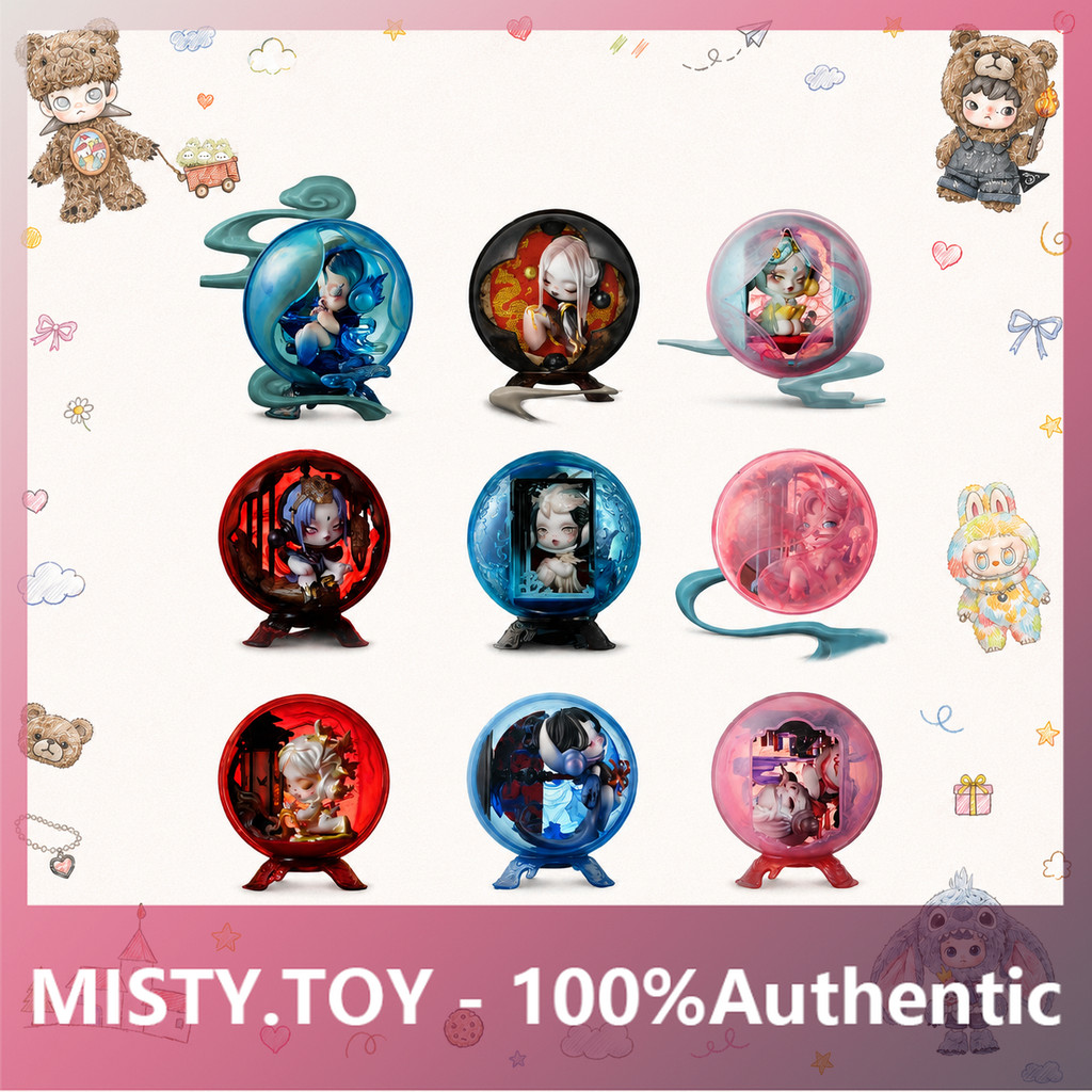 POPMART SKULLPANDA < Mansion} Viewing Shot Series Mystery Box ของขวัญของแท้