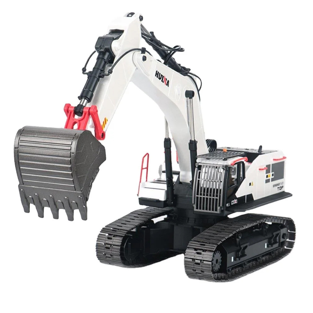 คุณภาพที่เข้มงวด Huina 1594 1/14 22CH RC Alloy Excavator Digger รีโมทคอนโทรลรถบรรทุกงานอดิเรกวิศวกรร