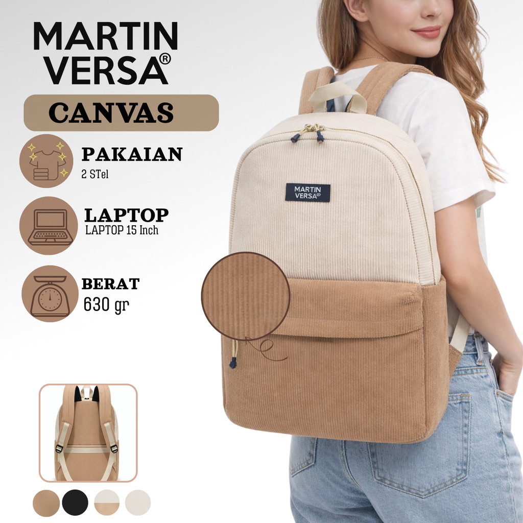 MARTIN VERSA Velora Backpack – Stylish & Functional สําหรับกิจกรรมประจําวัน