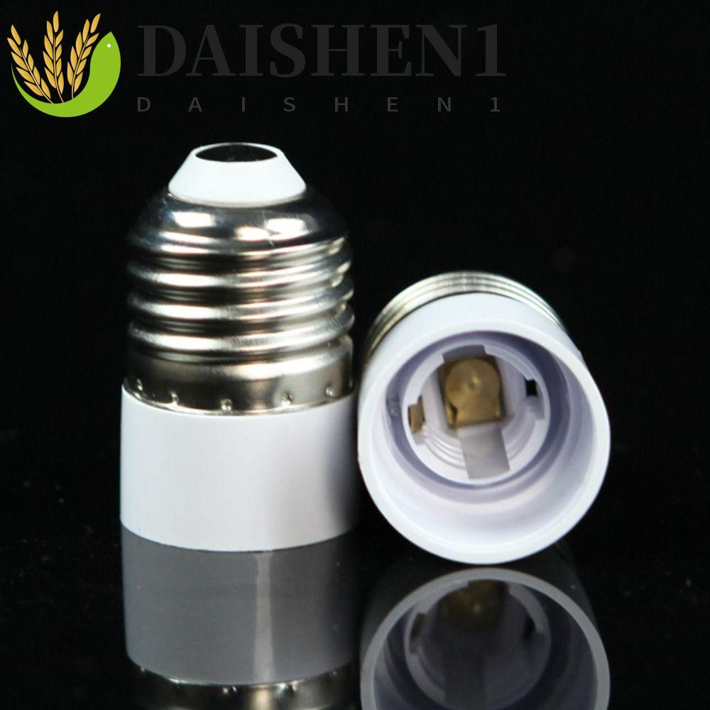 DAISHEN1 ตัวแปลงขั้วหลอดไฟ, หลายรุ่นฐานโคมไฟทนทาน, อุปกรณ์บ้านกันร้อน E27 ชายเป็น E14 B22 GU10 E40 หญิง อะแดปเตอร์หลอดไฟ LED ใช้กับหลอด Edison