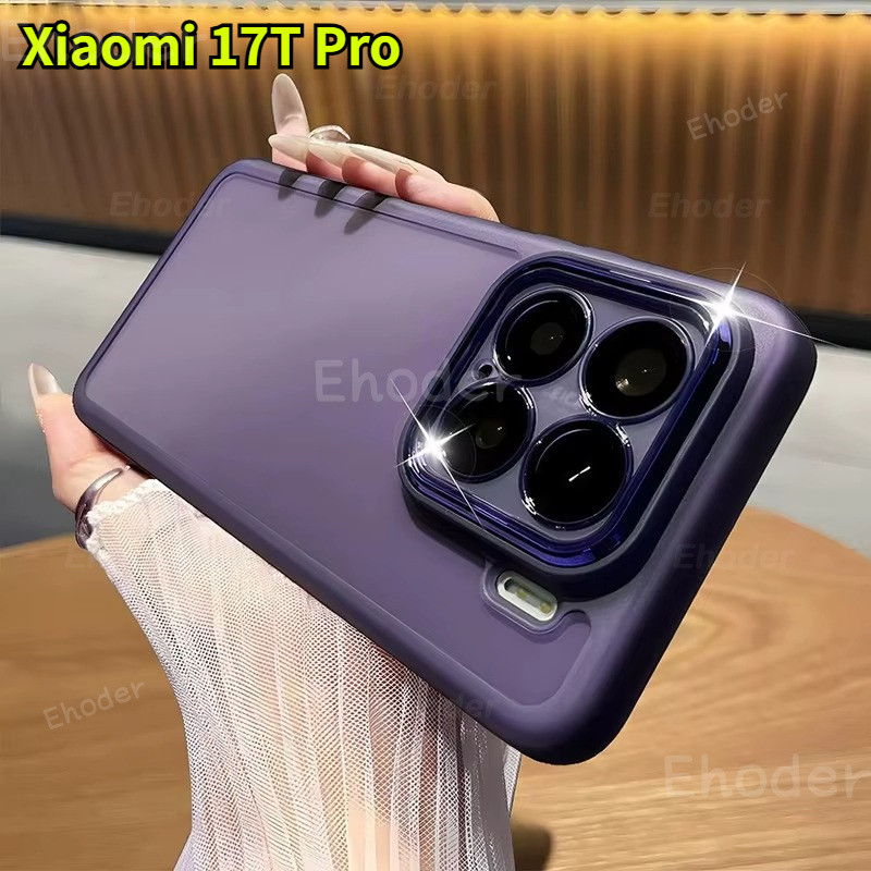 ปลอกสําหรับ Xiaomi 17T Pro 17TPro 4G 5G 2026 โปร่งใสแหวนผู้ถือแม่เหล็กสําหรับ Xiaomi17TPro Xiaomi17T นุ่ม Slim กลับกรณี