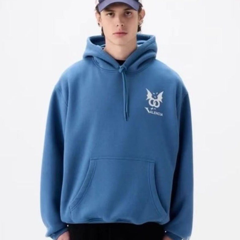 เสื้อสเวตเตอร์มีฮู้ด UVU-VALENCIA Series Lake Blue