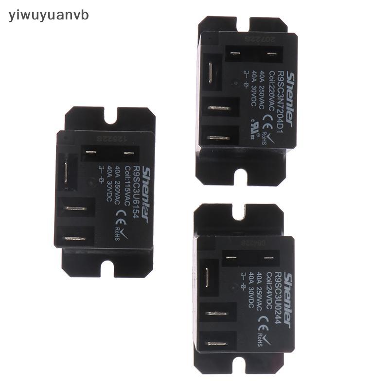 Yiwuyuanvb] R9SC3N7204D1 รีเลย์ทดแทนประเภทเดียวกัน NT90TPNCE220CB 220V 115V 24V 40A กระแสไฟสูงใหม่