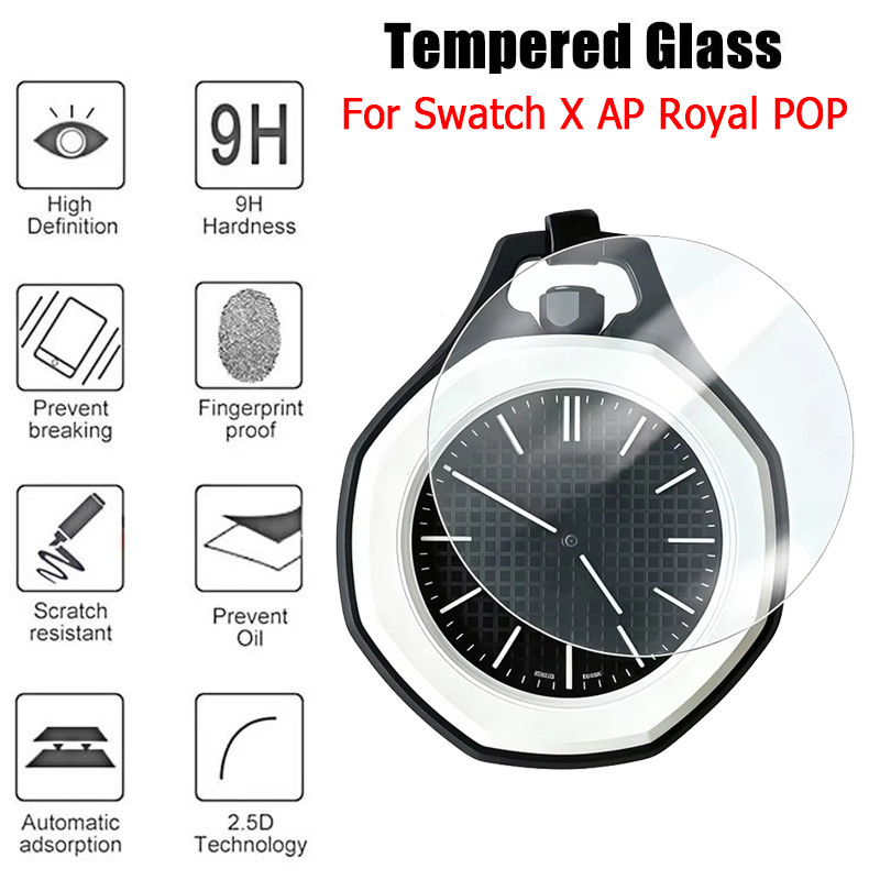 แผ่นกระจกนิรภัยสำหรับ Smartwatch Swatch X AP Royal POP Premium