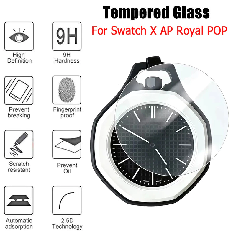 แผ่นกระจกนิรภัยสำหรับ Smartwatch Swatch X AP Royal POP Premium