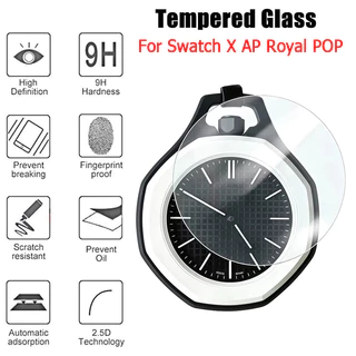 แผ่นกระจกนิรภัยสำหรับ Smartwatch Swatch X AP Royal POP Premium
