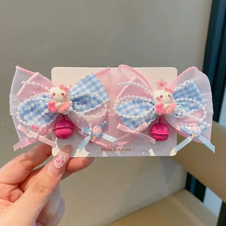 Sanrio Bow กิ๊บติดผมน่ารัก Baby Melody Kuromi Bell คู่คลิป