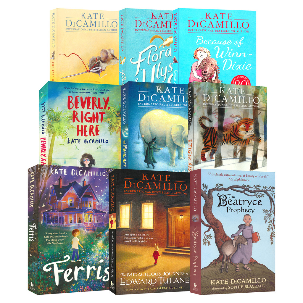 Kate DiCamillo Newbery Award Winner Works English Original Chapter Book 9-12 ปีวัยรุ่น Chapter นวนิย