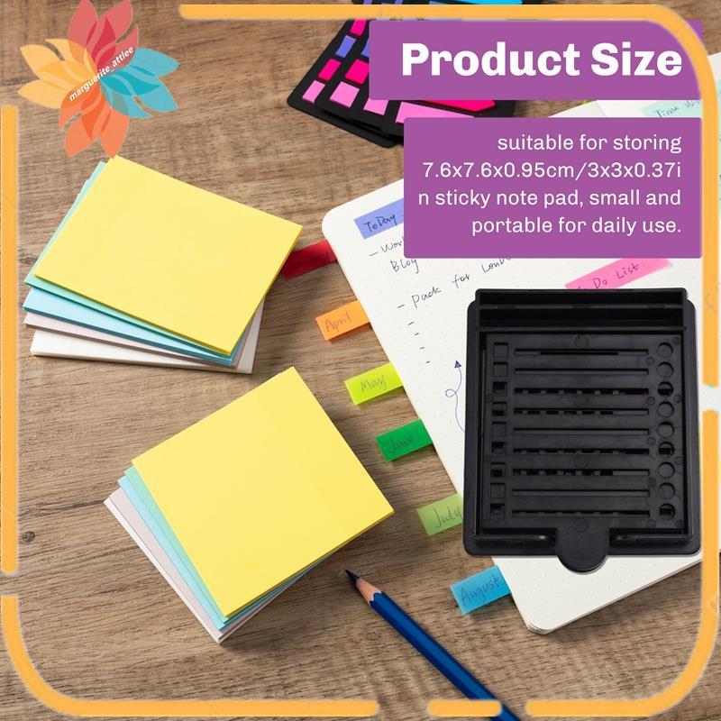 พร้อม Sticky Note Stencil Notepad Maker Note Holder Clip with Template