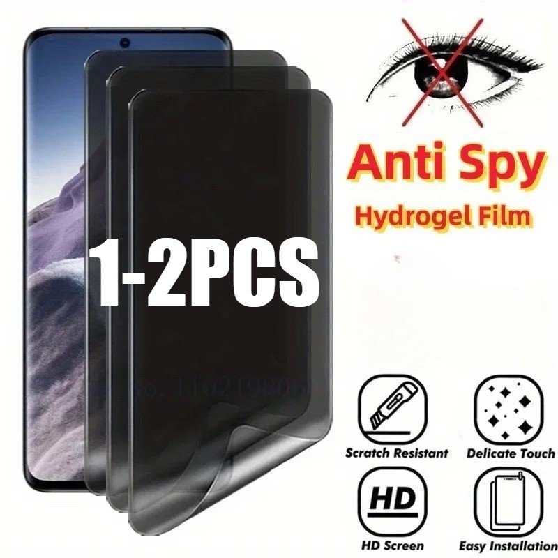  1-2 ชิ้น Anti Blue Light Hydrogel ป้องกันหน้าจอสําหรับ Realme 16 16T 15 15T 15x Pro Plus Lite อินเดีย 4G 5G HD Clear Soft Hydrogel ฟิล์ม Matte ฟิล์มป้องกัน