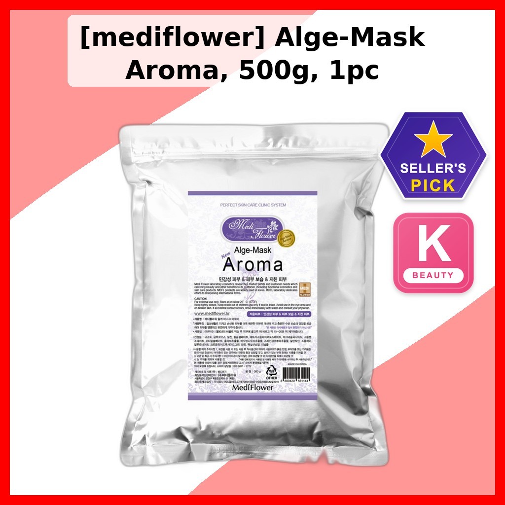 [mediflower] Alge-Mask Aroma, 500g, 1pc / Korean Face Mask / Algae Powder / ของแท้ 100% โดย Mielmood