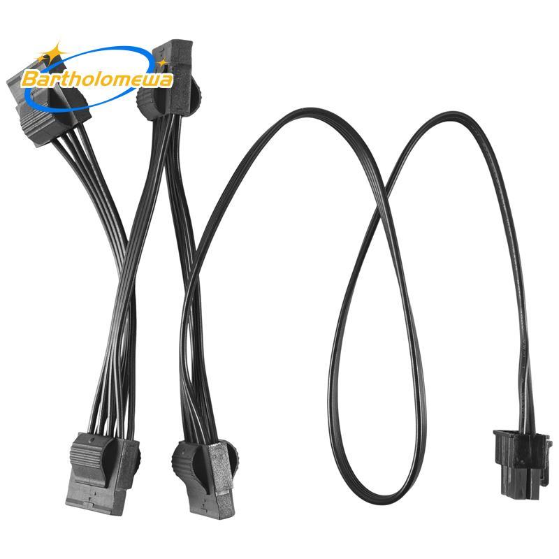 bartholomewa6Pin ถึง 4 Modular Power Supply สาย 6Pin ถึง 4 IDE สําหรับ RM1000X RM850X RM750X RM650X 