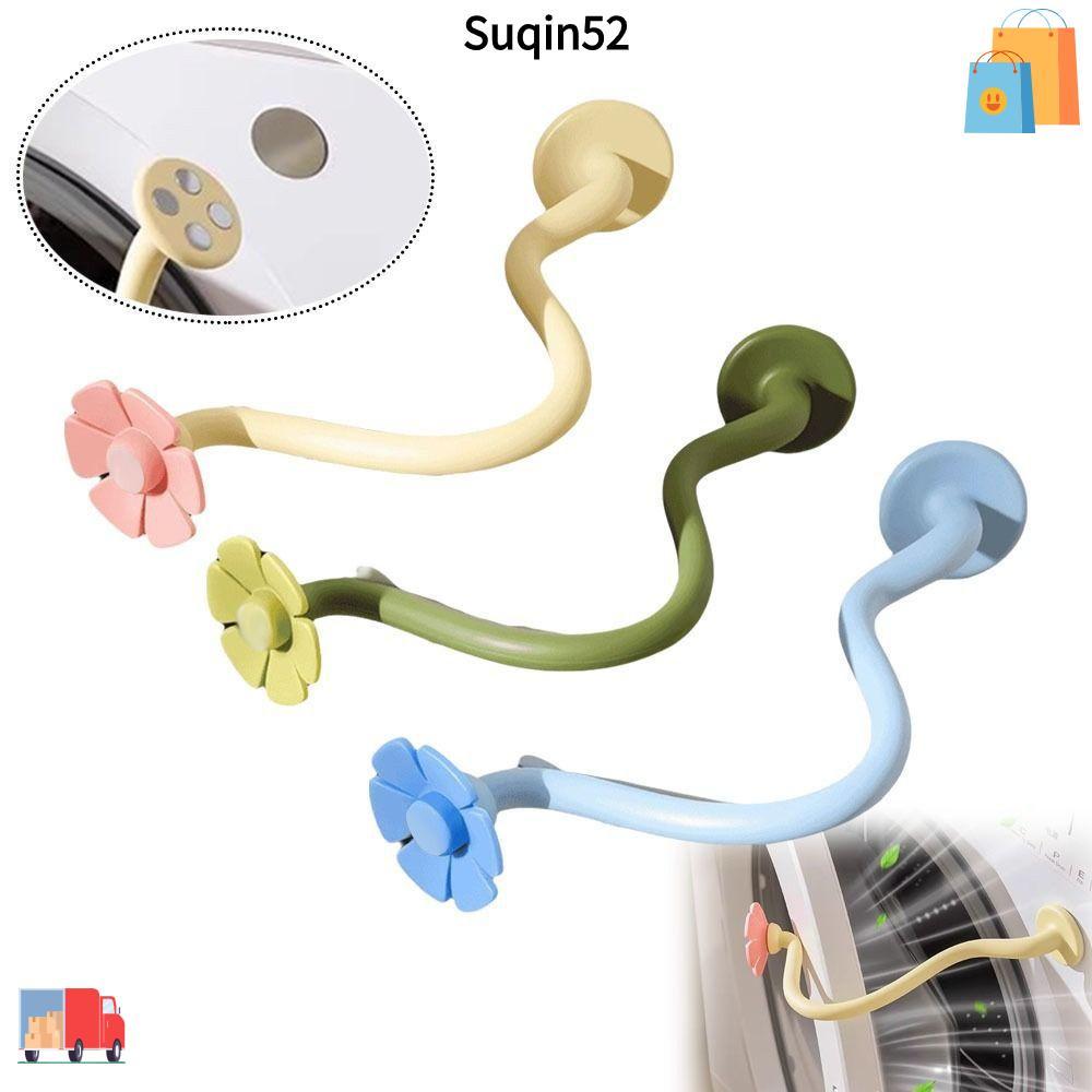 SUQIN52 อุปกรณ์ป้องกันประตูเครื่องซักผ้า, การจํากัดการระบายอากาศและการซักป้องกันโรคราน้ําค้าง|ก้านรองรับประตู, ของขวัญแม่เหล็กซิลิโคนยึดผู้ให้บริการสําหรับโหลดด้านหน้า