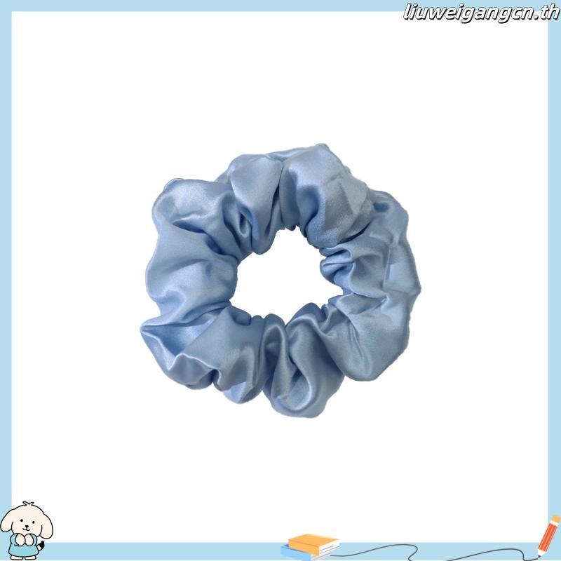 (1ชิ้น ไซส์ใหญ่ – Maxi) ยางรัดผมผ้าไหมมัลเบอร์รี่ Ella Mulberry Silk Scrunchies
