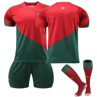 ⚽️Portugal CR7 เสื้อบอลโปรตุเกส 2026 เหย้า เบอร์ 7 Cristiano Ronaldo ชุดเต็ม ผู้ชาย เด็ก
