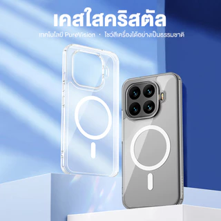 Lereach เคสใสแม่เหล็ก สำหรับ Xiaomi 17T Pro/15T/14T/17 Ultra