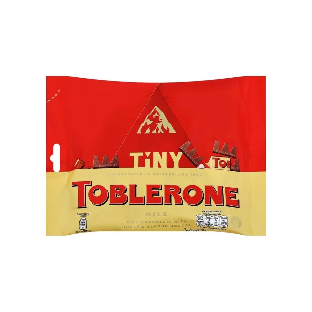 ทอปเบอโรน มินิช็อกโกแลตนม Toblerone Mini Milk Chocolate 200g.