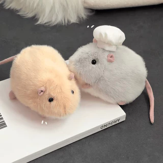 🐭ตุ๊กตาหนูแฮมสเตอร์ ตุ๊กตาบีบได้ 20cm น่ารัก นุ่มเป็นพิเศษ บีบแล้วติดใจ วางไม่ลง ของขวัญ