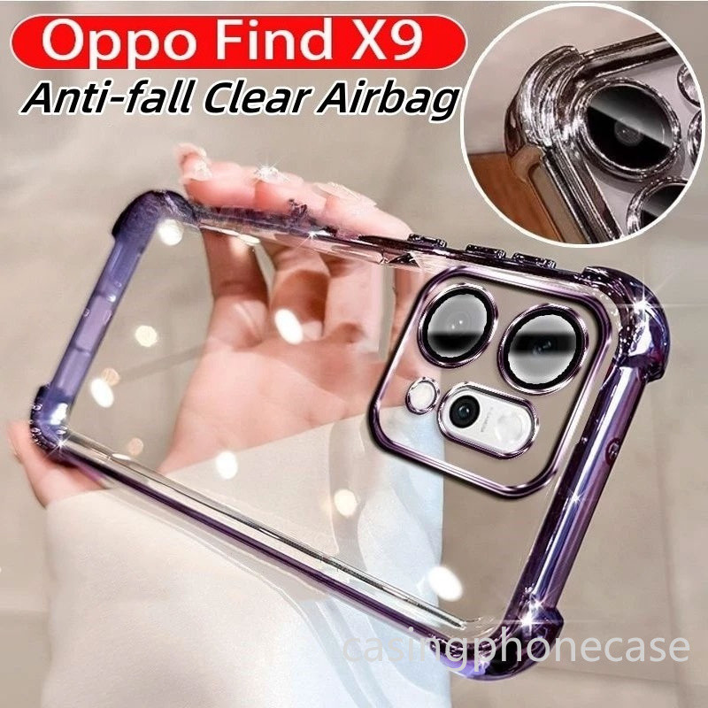 เคสโทรศัพท์สําหรับ OPPO ค้นหา X9 X9Pro X9s X9sPro Ultra X Pro s 4G 5G 2026 Bling Glitter ชุบกันกระแทกกันน้ํา TPU นุ่มแฟชั่น Slim ป้องกันปกหลัง