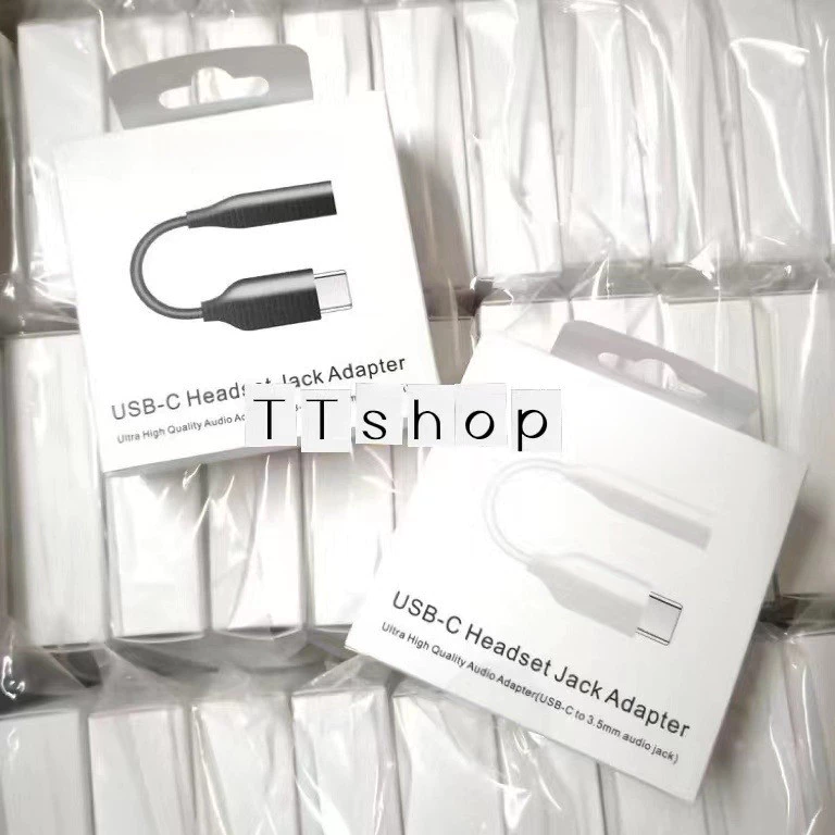 usb-c to 3.5mm Adapter Audio Jack ตัวแปลงหูฟังจาก type-c เป็น 3.5 สำหรับซัมซุง Note10 Note10+ Type USB C