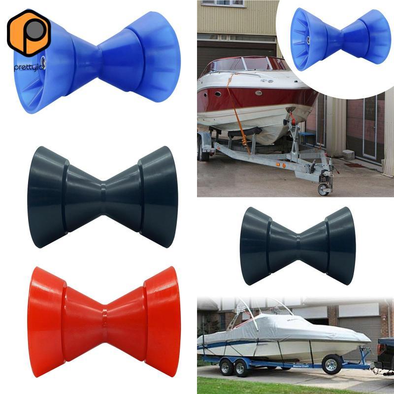 Prettyia Boat Trailer Bow Roller 4 นิ้วเรือ Trailer Bow Stop Roller อุปกรณ์เดินทะเล Marine Trailer R